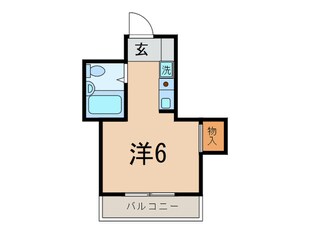 ハイネス新川崎の物件間取画像